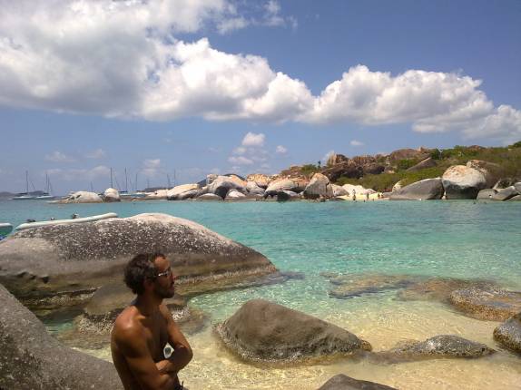 Devil's Bay, ao lado de The Baths, em Virgin Gorda - BVI